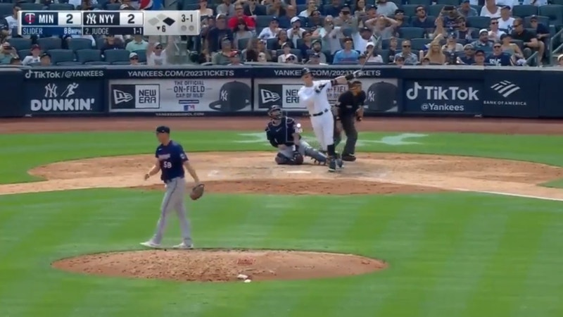 Yankees' Aaron Judge blasts 54th homer of the season vs. Twins